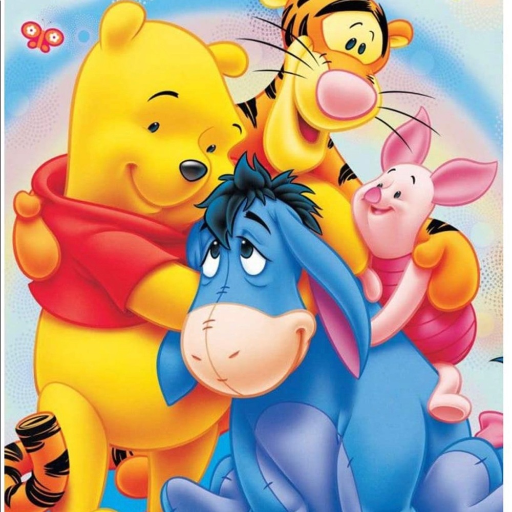 Pooh&Friends, Colorful Diamond Painting by Numbers